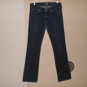 7 for all mankind bootcut womens jeans 29